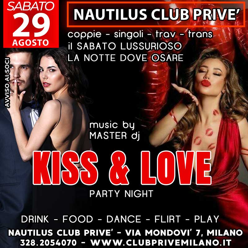 SABATO CLUB PRIVE MILANO COPPIE TRAV TRANS
