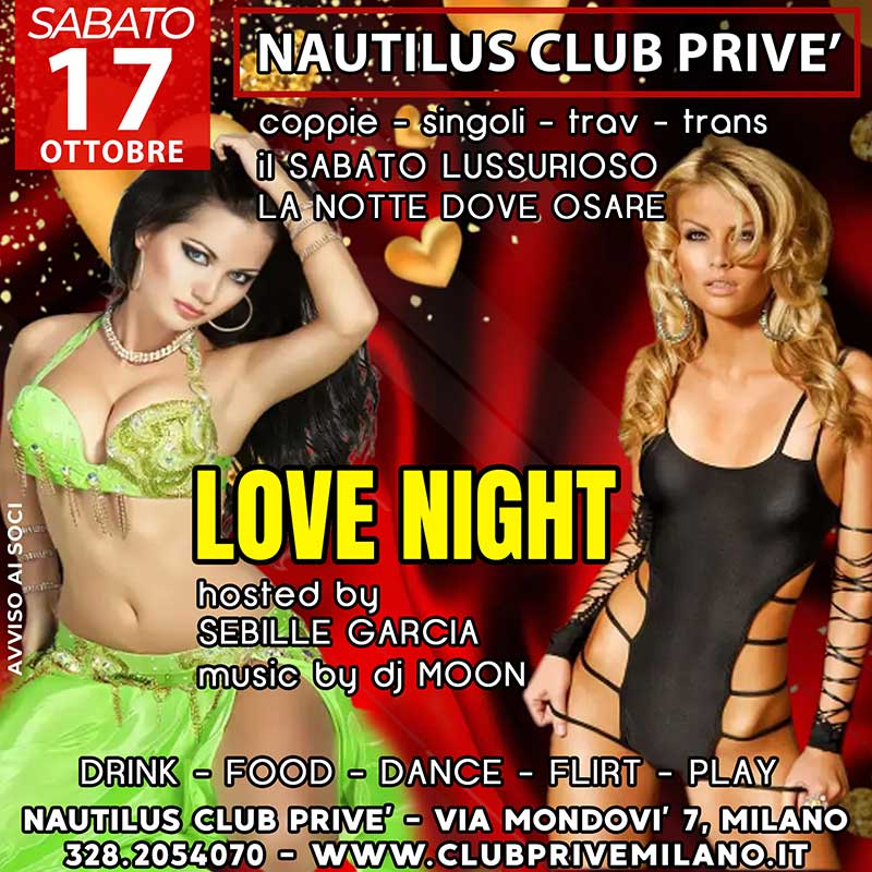 MILANO CLUB NAUTILUS PRIVE COPPIE TRAV TRANS